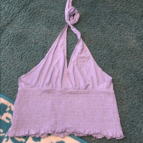 Purple halter crop top - Picture 2 of 2